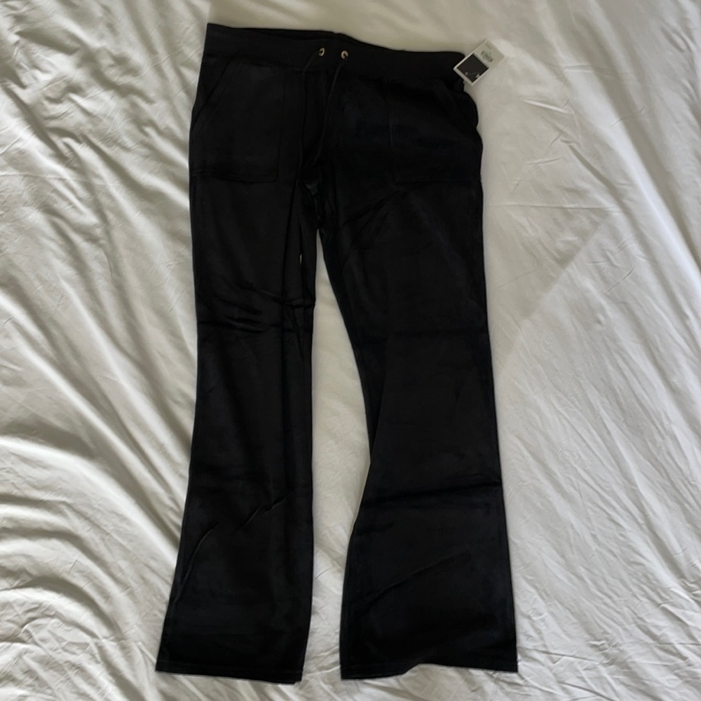 New Juicy Couture velour tracksuit color Black